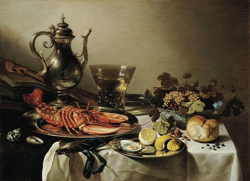 Tafel mit Hummer, Willem Claesz. Heda